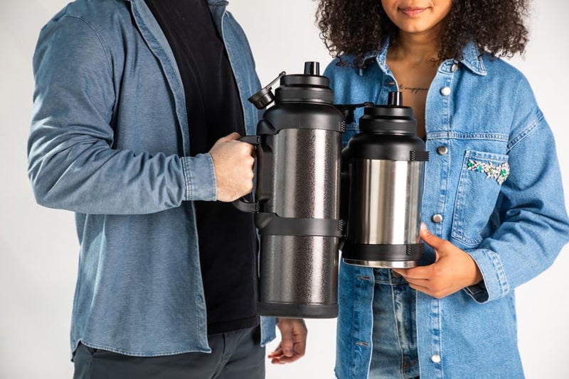 MANNA جالون مانا تيتان من الفولاذ المقاوم للصدأ معزول بالفراغ - 4 لتر - أونيكس - Image 5